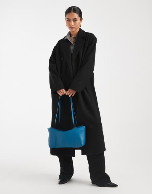 PASQ - Sac porté épaule avec rabat - Bleu sarcelle, 3 de 4