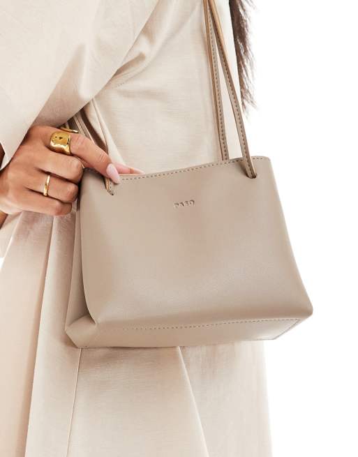 PASQ - Sac porté épaule coupe carrée - Taupe, 3 de 4