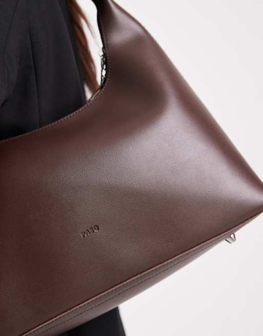 PASQ - Sac porté épaule structuré - Marron, 3 de 4