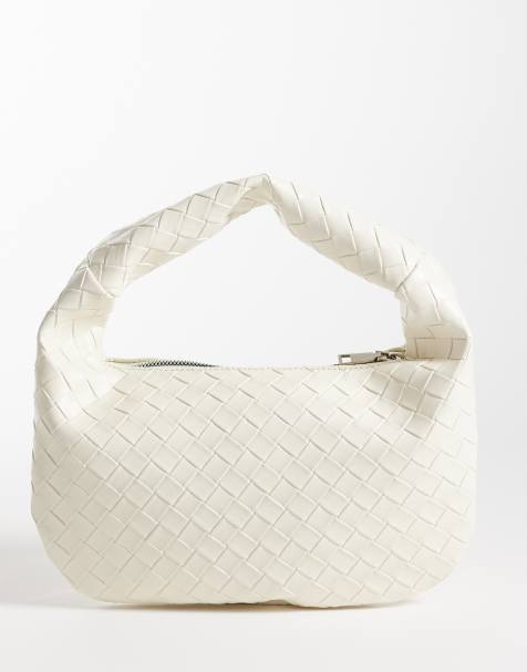 PASQ - Sac porté épaule tressé - Blanc - view 1