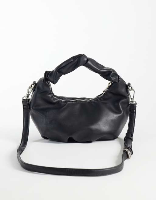 PASQ sac souple froncé à poignée en noir, 4 de 4