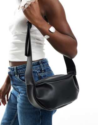 scoop crossbody sling bag in black