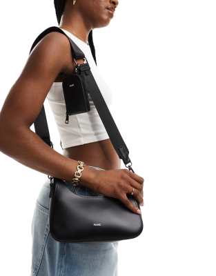 PASQ PASQ utility strap crossbody bag in black