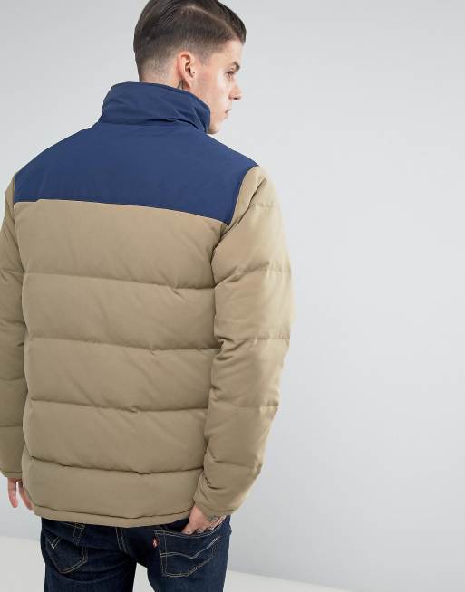 Patagonia Bivy Down Jacket Two Tone in Ash Tan ASOS