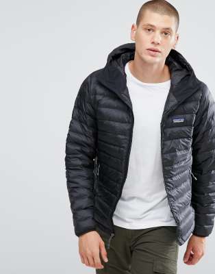 black down hooded jacket