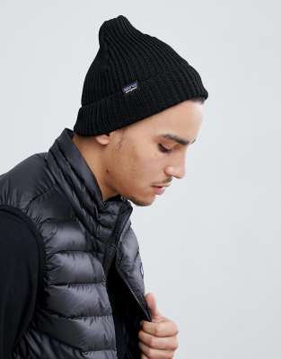 black patagonia beanie