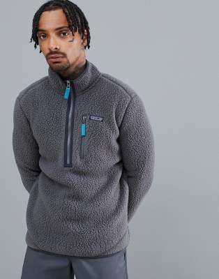 Patagonia Retro Pile Pullover Fleece in Grey ASOS