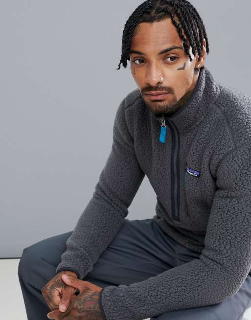 Patagonia retro pile grey online