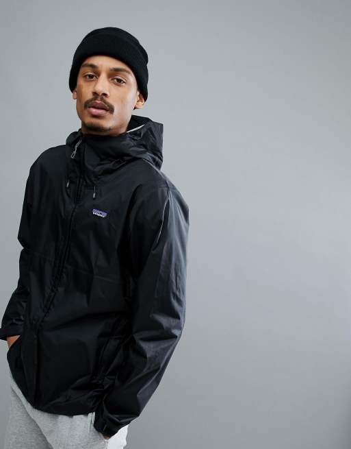 Patagonia black waterproof jacket hot sale