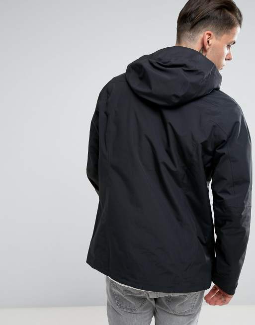 Patagonia Windsweep Hooded Waterproof Jacket in Black ASOS