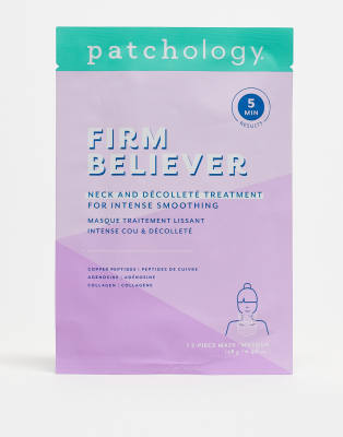 Patchology - Firm Believer - Hydrogel-Maske für Hals und Dekolleté, 2 Stück-Keine Farbe