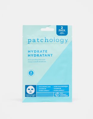 Patchology - FlashMasque Hydrate 5 Minute - Feuchtigkeitsspendendes Tuchmasken-Duo-Keine Farbe