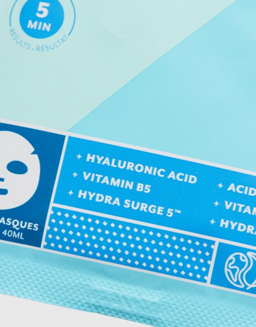 Patchology – FlashMasque Hydrate 5 Minute – Feuchtigkeitsspendendes Tuchmasken-Duo , 4 von 4