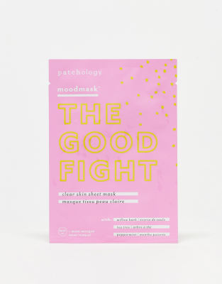 Thumbnail - Patchology - Moodmask The Good Fight Clear Skin - Tuchmaske für reine Haut-Keine Farbe