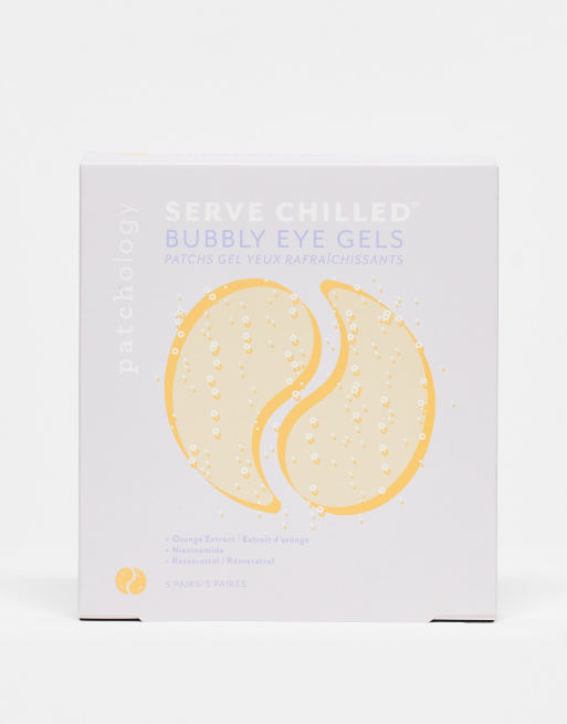 Patchology - Serve Chilled Bubbly Eye Gels - Lot de 5 paires de patchs gel pour le contour des yeux