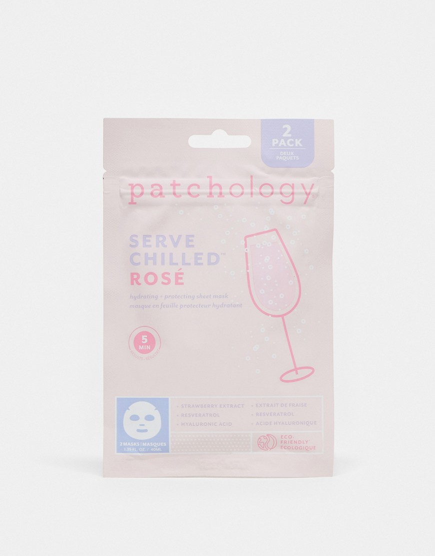 Patchology Serve Chilled Rose 5 Minute Sheet Mask Duo-No colour