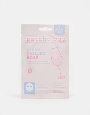 Patchology - Serve Chilled Rose 5 Minute - Tuchmasken-Duo-Keine Farbe