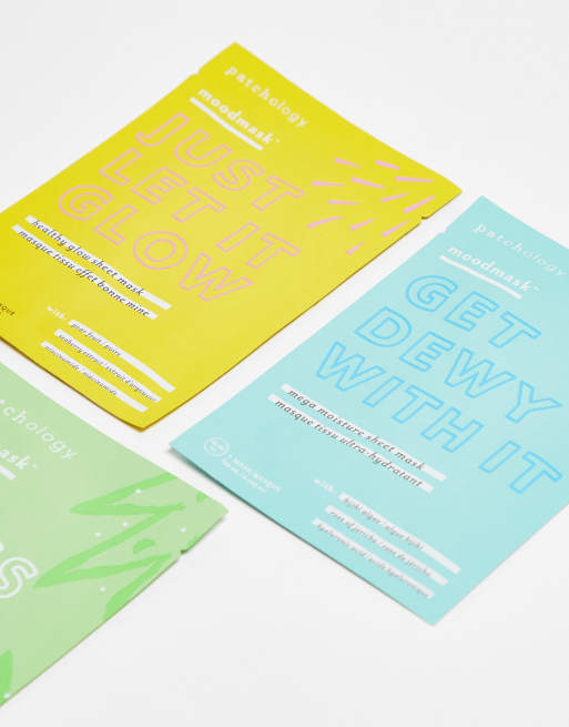 Patchology X ASOS Exclusive - Merry Moments - Glanzende en Bedauwde sheet maskers x3, 4 van 4