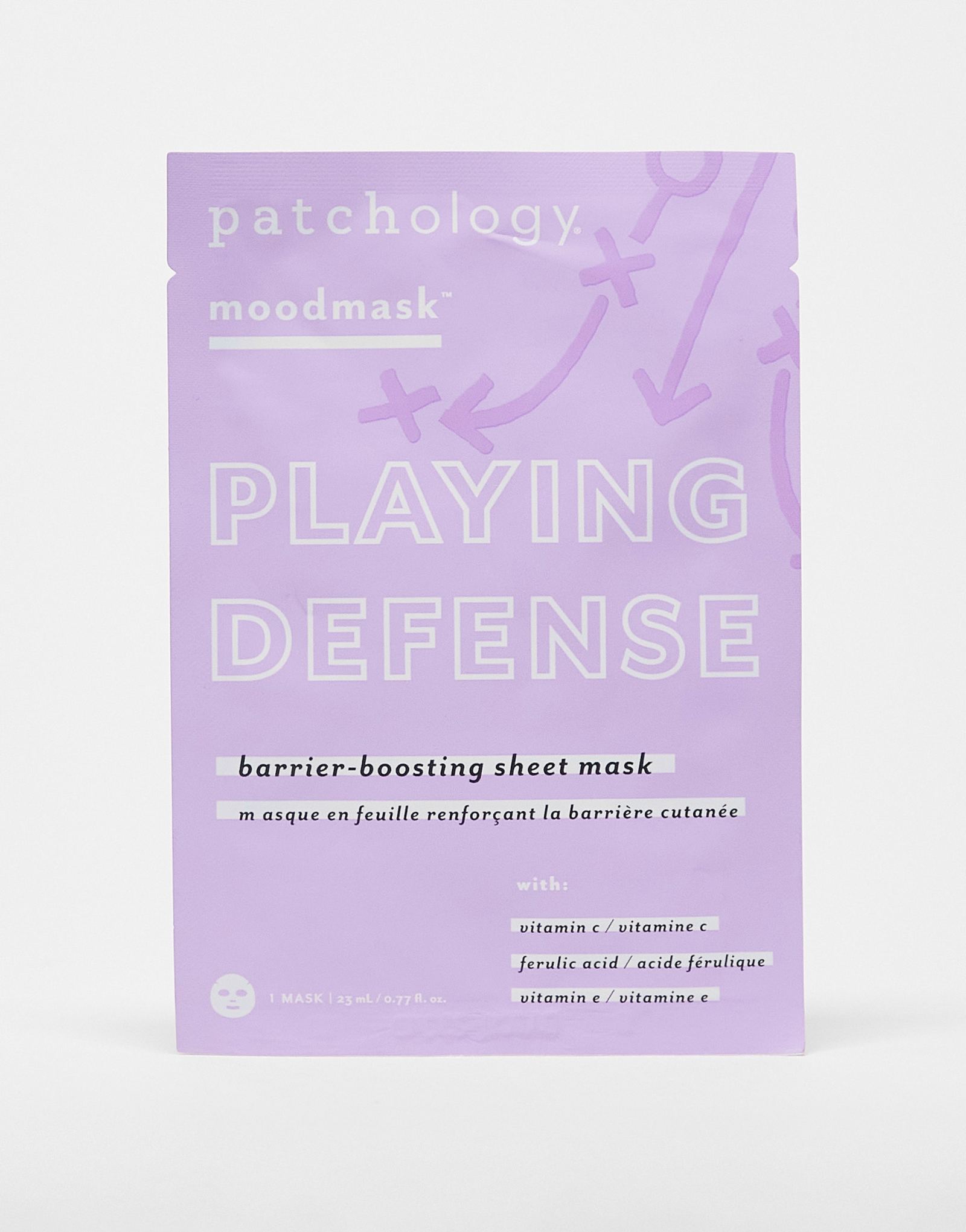 Эксклюзивная маска настроения Patchology x ASOS, играющая в защитную маску, повышающую защитный барьер. 