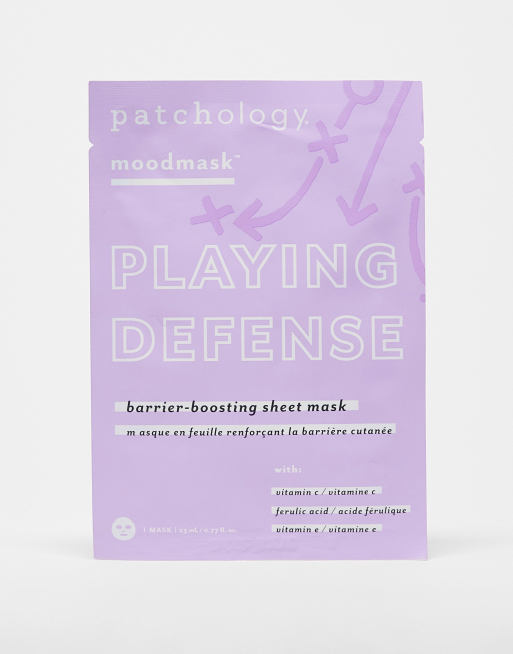 Patchology x Exclusivité ASOS - MoodMask - Playing Defence - Masque feuille renforçant pour la barrière cutanée 