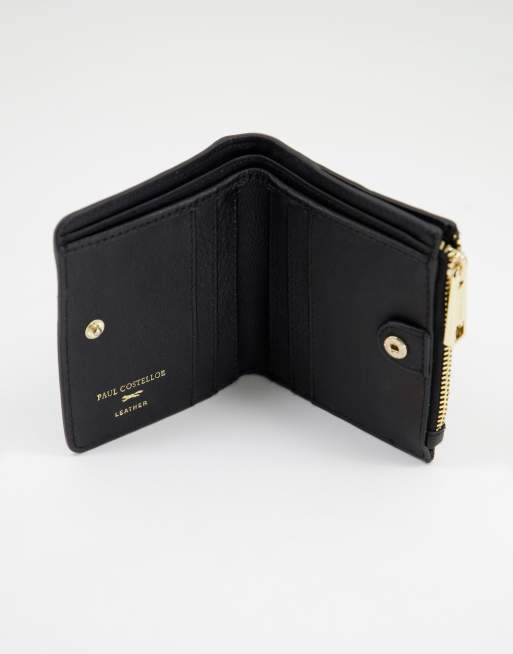 Paul Costelloe - Borsellino in pelle nera con borchie, 2 di 4