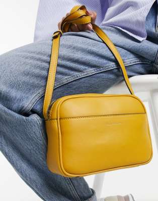 yellow camera bag