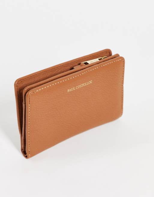 Paul Costelloe - Lange leren portemonnee in bruin, 3 van 4