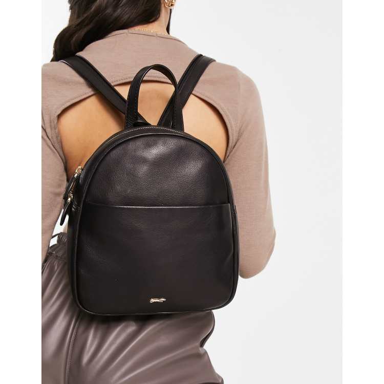 Paul and taylor store leather backpack purse