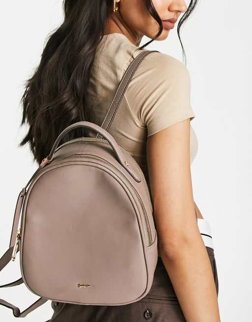 Paul Costelloe leather backpack in brown