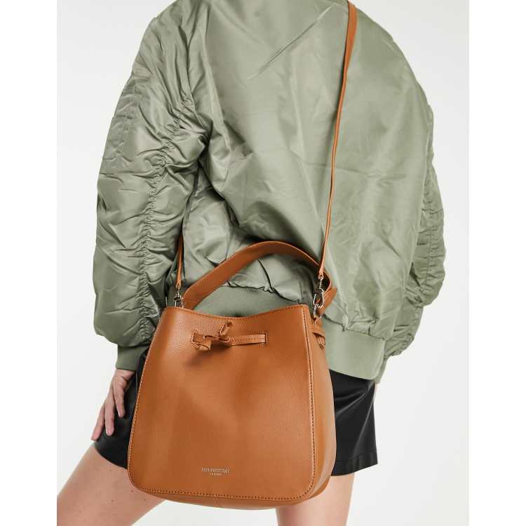 The bucket bag leather crossbody online bag