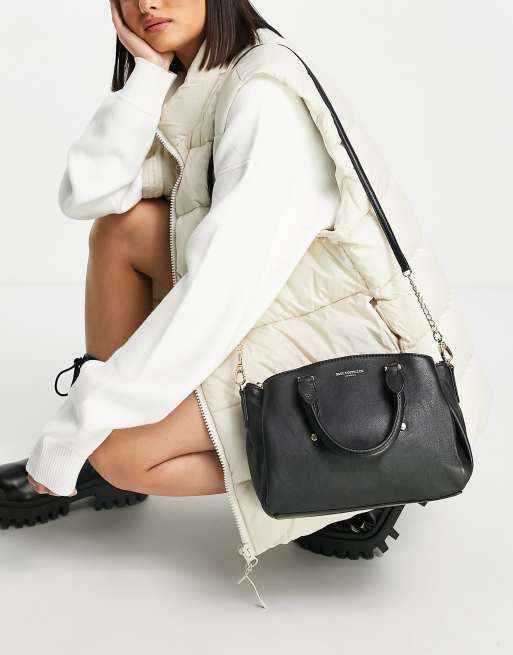 Leather Twin Handle Shoulder Bag