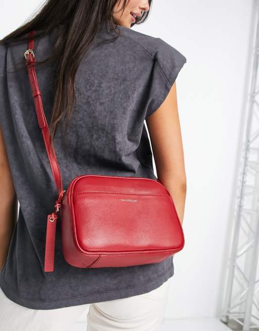 Paul Costelloe - Leren crossbody tas in rood, 2 van 4