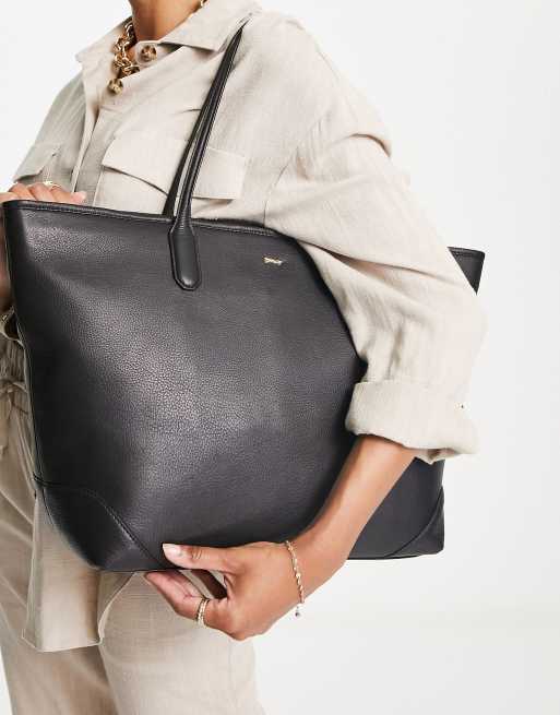 Paul Costelloe - Sac cabas en cuir - Noir, 3 de 4