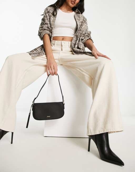 Paul Costelloe - Sac porté épaule en cuir - Noir , 2 de 4