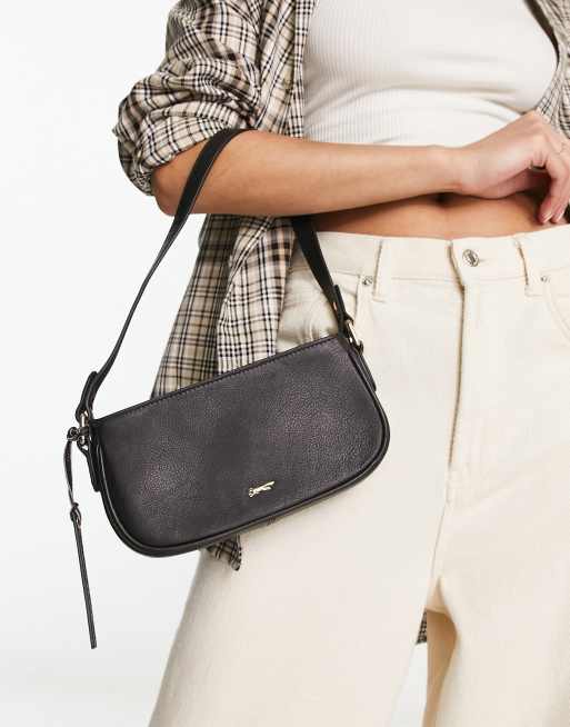 Paul Costelloe - Sac porté épaule en cuir - Noir , 3 de 4