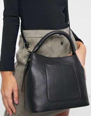 Paul Costelloe Schwarze Shopper Tasche Mit Langerem Riemen Evesham Nj