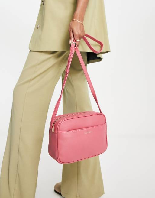 Paul Costelloe – Umhängetasche aus Leder in Rosa, 2 von 4