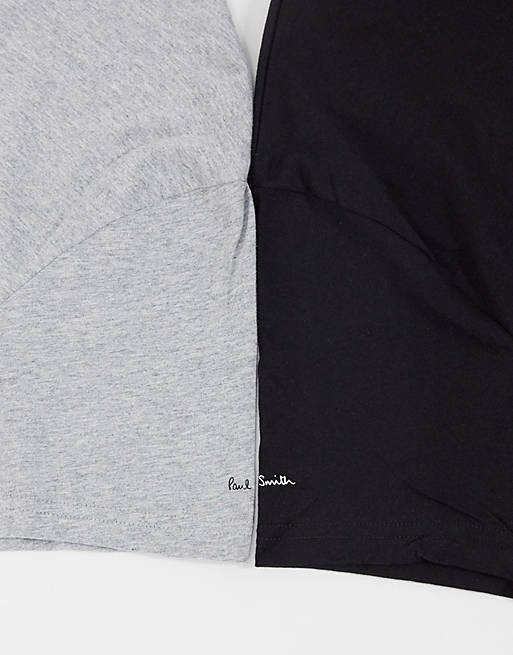  Paul Smith 3 pack loungewear t-shirts in black/white/ grey 