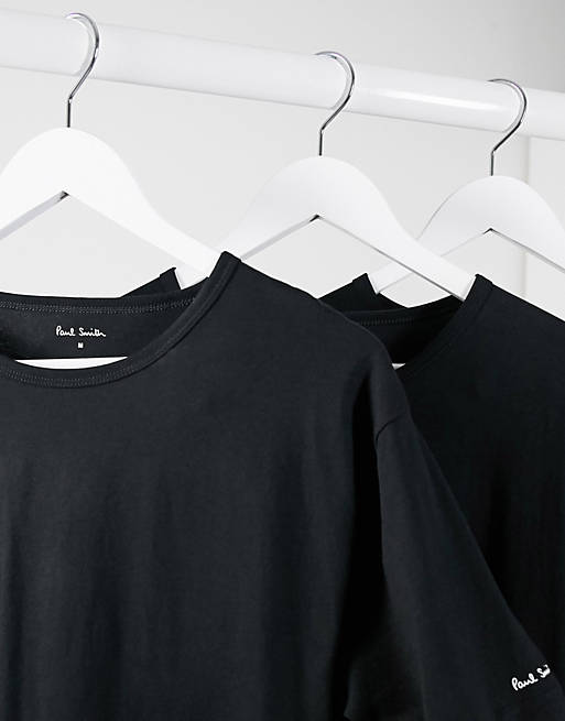  Paul Smith 3 pack loungewear t-shirts in black 