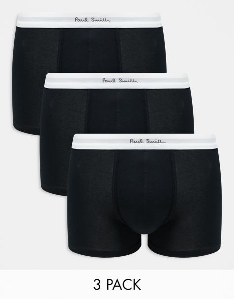 Paul Smith 3 pack trunks in black - view 1