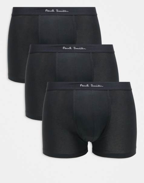 Paul Smith 3 pack trunks in black - view 1