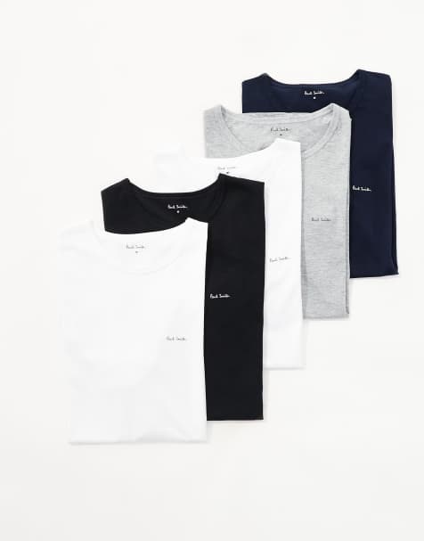 Paul Smith 5 pack lounge t-shirts in multi - view 1