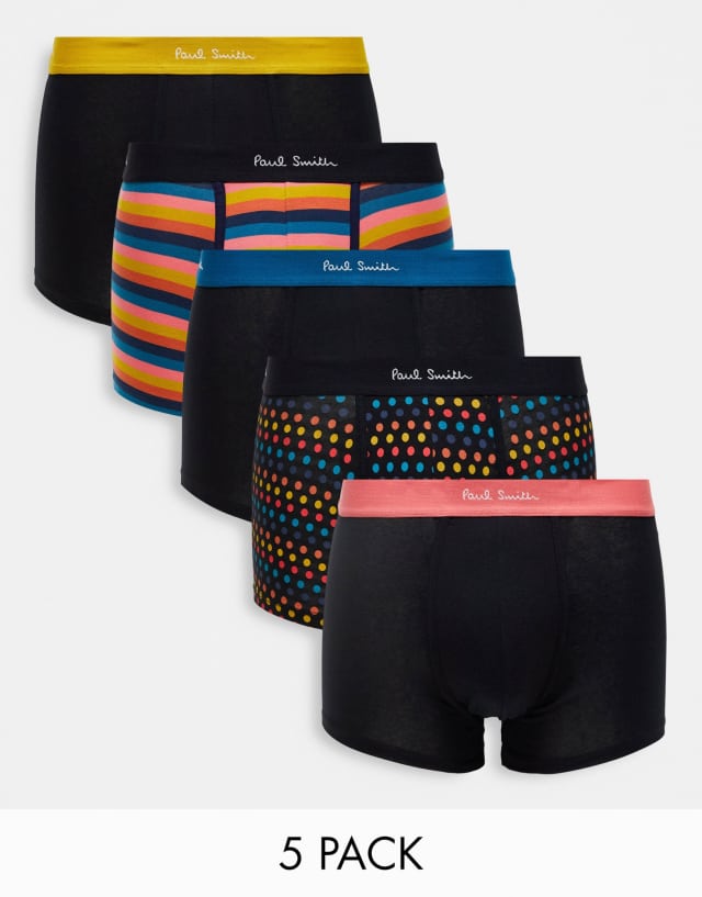 Paul Smith 5-pack trunks in multi