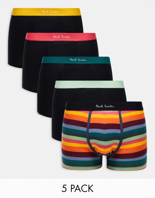 Paul Smith 5 pack trunks in multi | ASOS