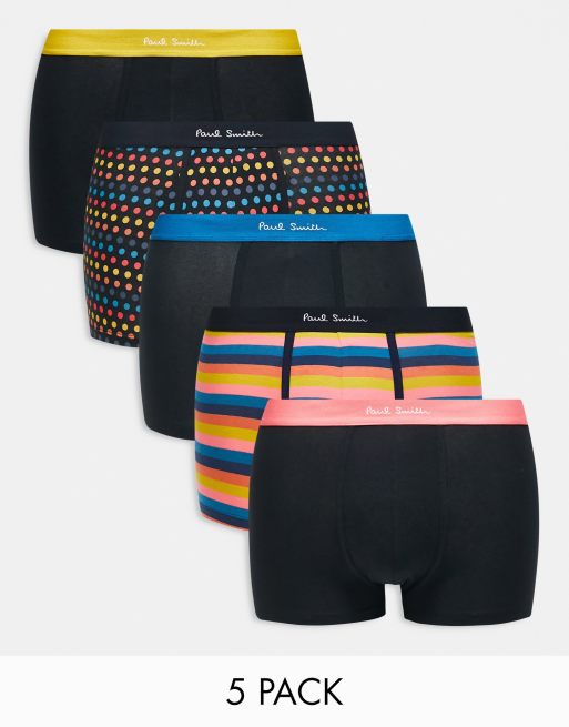 Paul Smith 5-pack trunks in multi