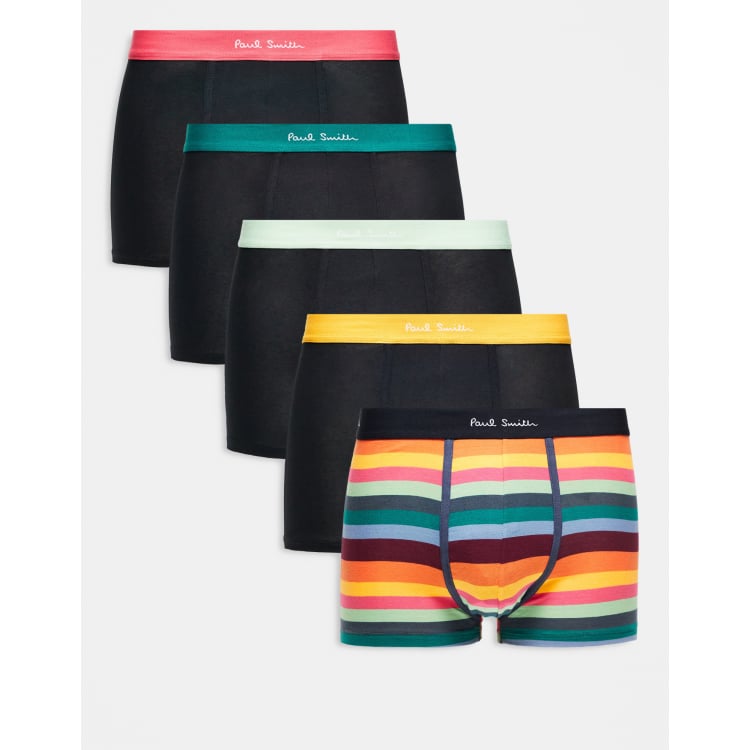 Paul Smith 5 pack trunks in multi | ASOS