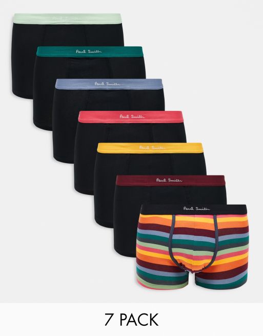Paul Smith – 7-pack multifärgade trunks