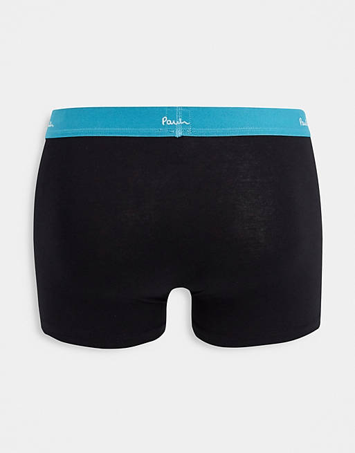  Underwear/Paul Smith 7 pack trunks in black 