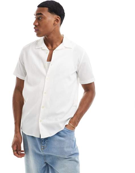 Page 5 Chemises Blanches a Manches Courtes pour Homme ASOS