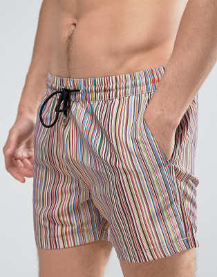 paul smith classic stripe swim shorts